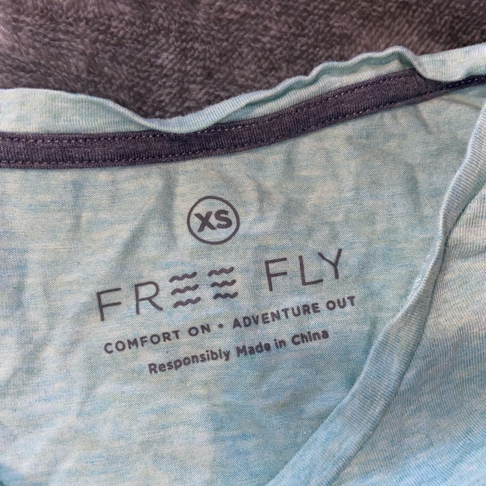 Free Fly T-Shirt ; Mint Green ; Youth XS